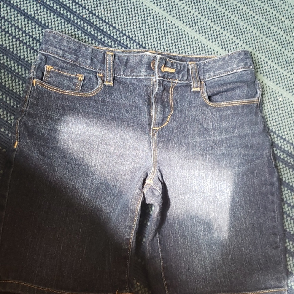 Denim shorts.  Like new